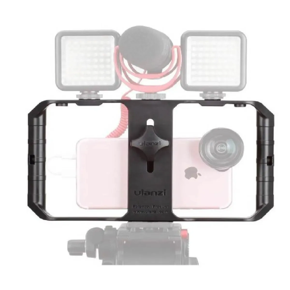 ULANZI - Kit Vlogger con Luz RGB 6R y Jaula Ulanzi