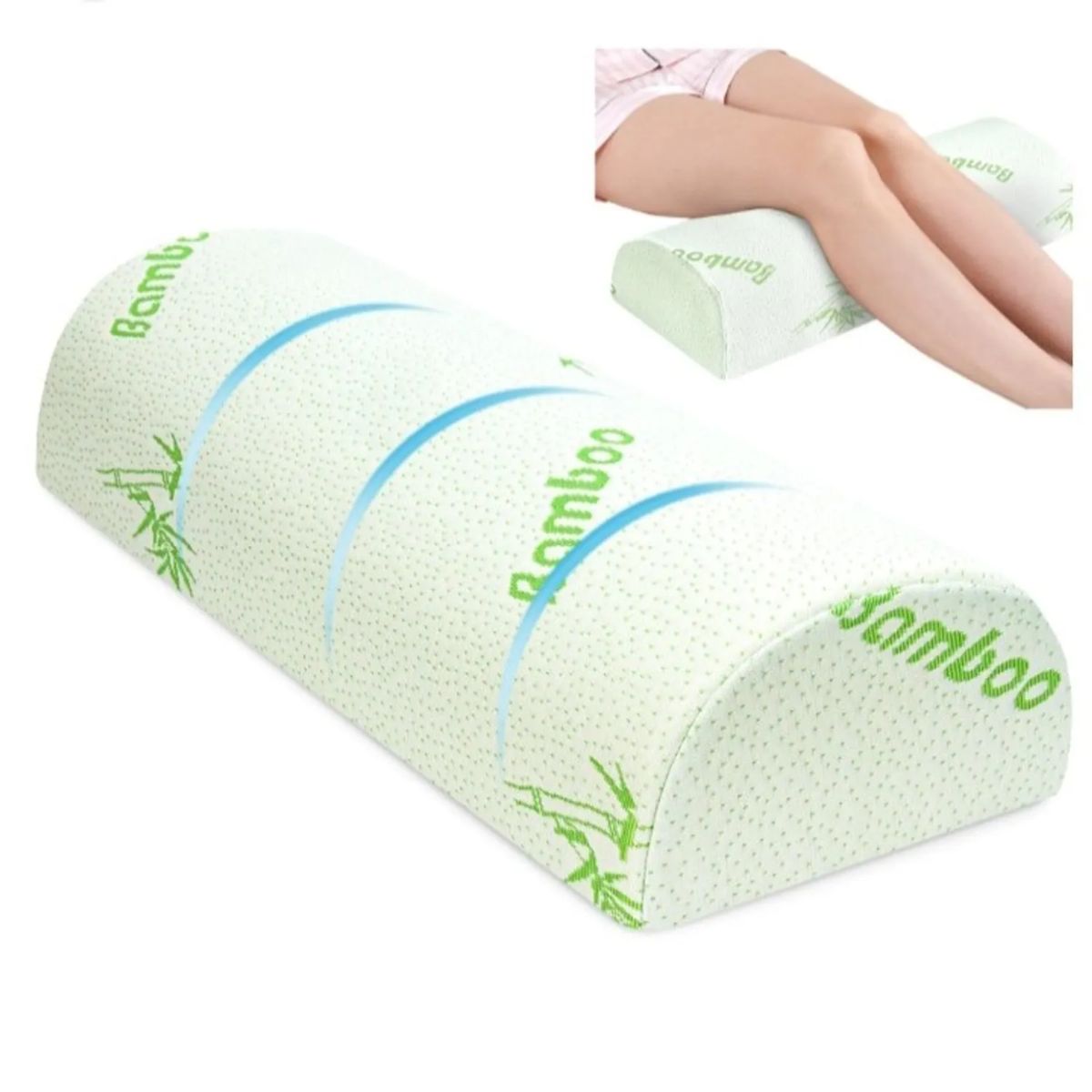 GENERICO - Almohada Cervical Mediana luna lumbar viscoelásticas
