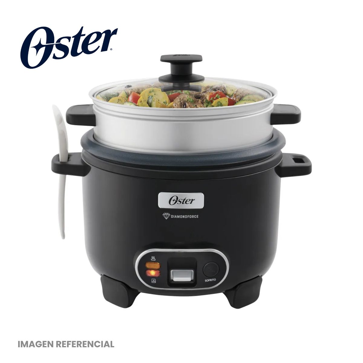 OSTER - Arrocera Oster 10 Tazas DiamondForce CKSTRC10DFBLK