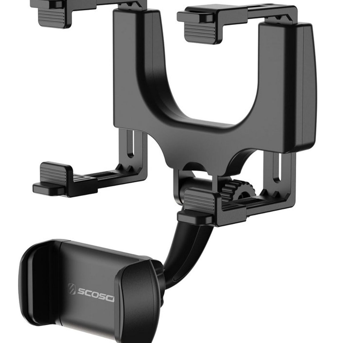 CAFINI - Soporte de Telefono Para Auto - Ajustable de Espejo