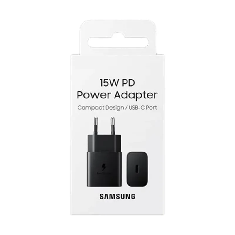 SAMSUNG - CARGADOR SAMSUNG POWER ADAPTER 15W COLOR NEGRO