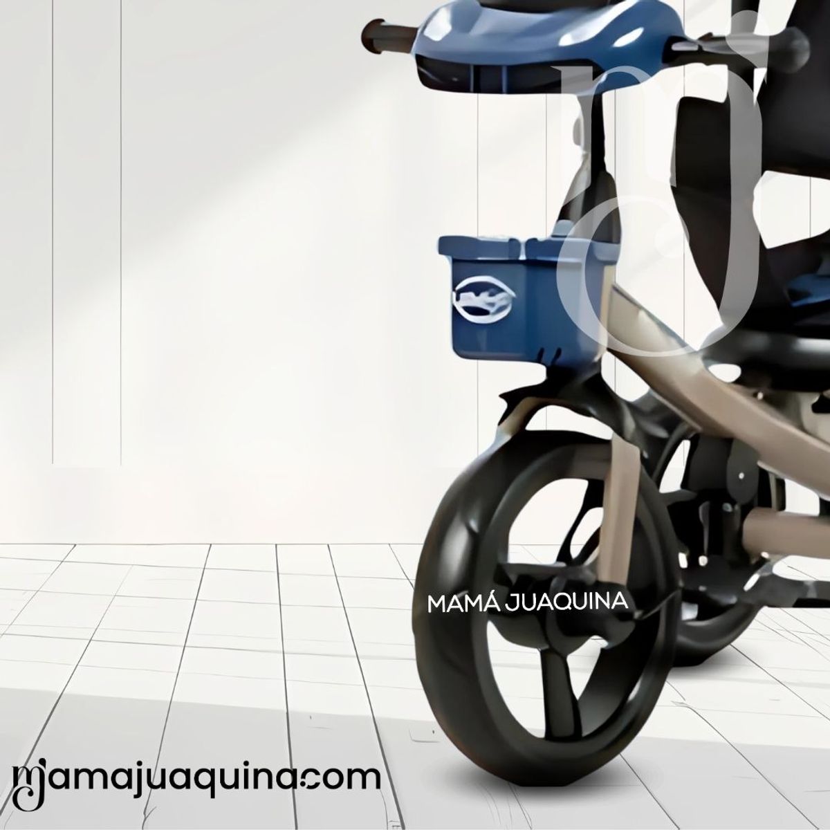 BABY - Triciclo Guiador Giratorio Voyage «LIGEND» Blue