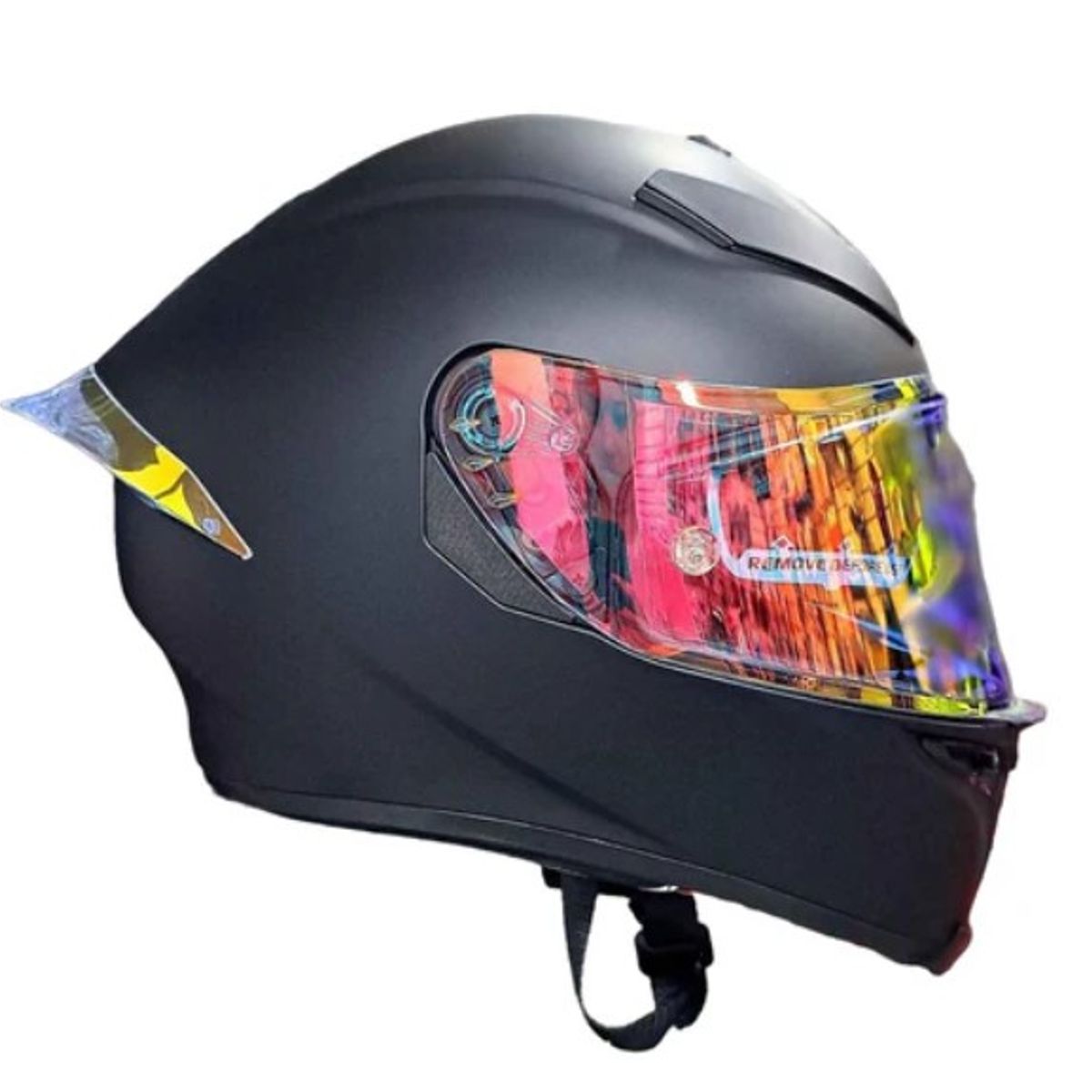 CES - CASCO MOTO AXOR EX BIHR DORADO NEGRO MATE DOBLE VISOR