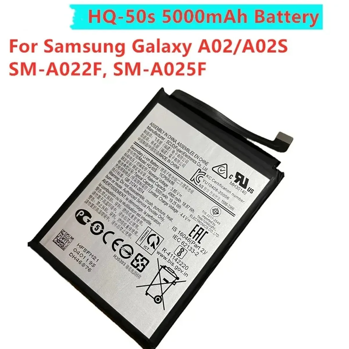 GENERICO - BATERIA GALAXY A02S -  A03  - A03S  NUEVO