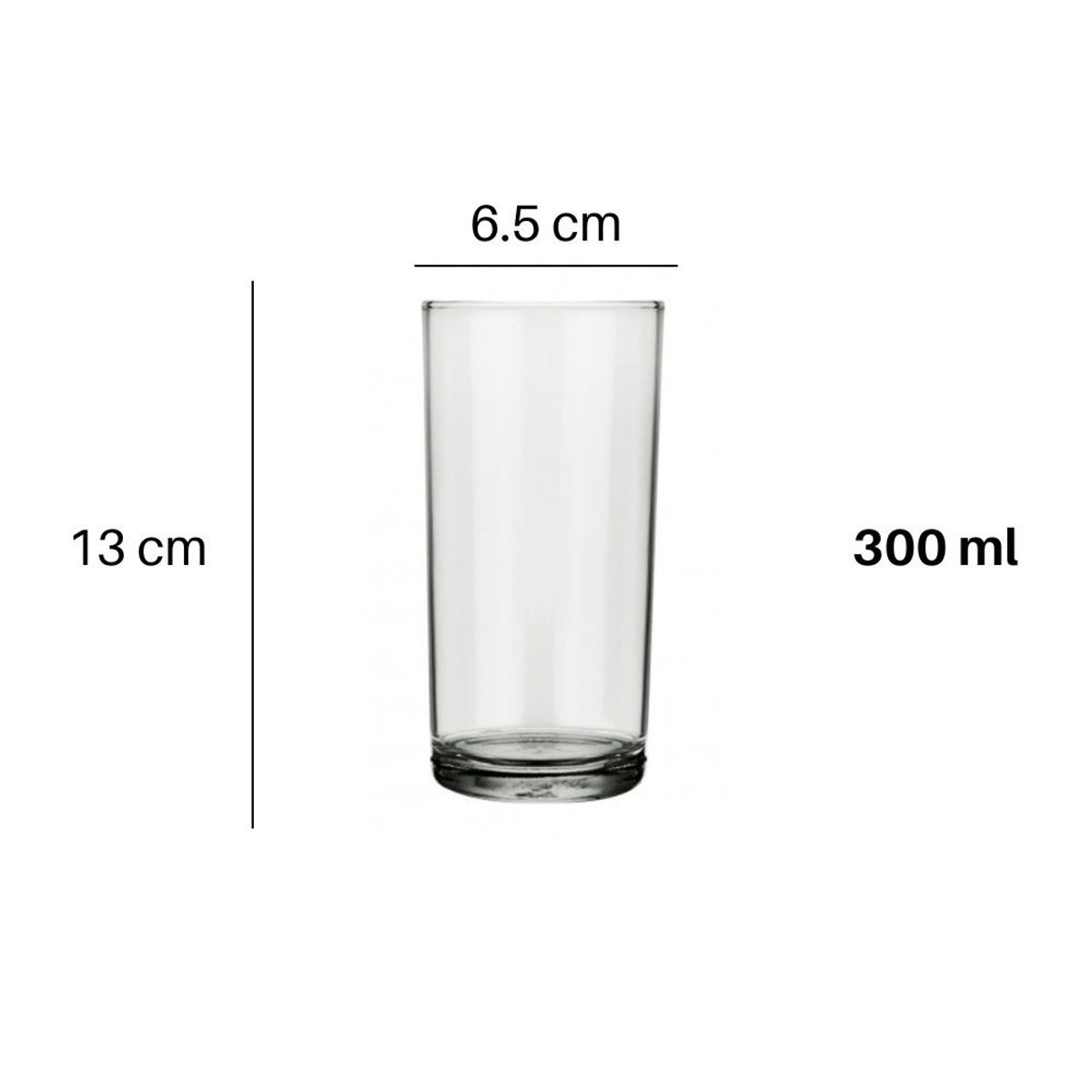 NADIR - Vaso Cylinder Bebidas 10 Oz # Nadir (X6).