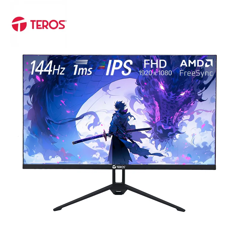 TEROS - Monitor Gamer Teros TE-2417S 24 FHD IPS 144Hz 1ms FreeSync - HDMI/DP
