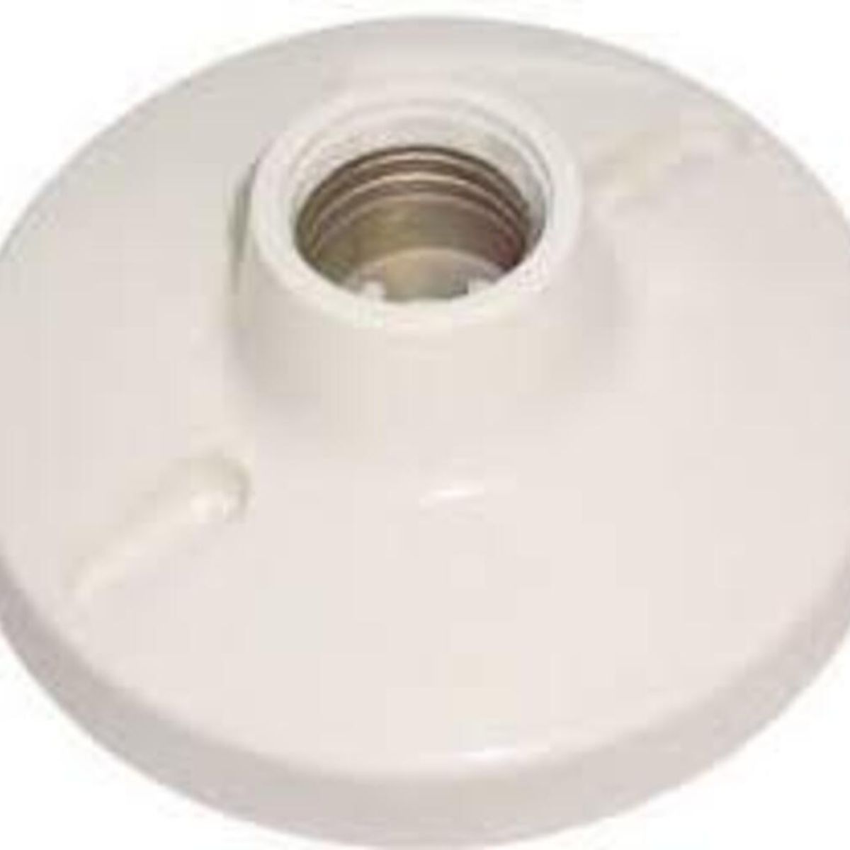 GENERICO - WALL SOCKET E27 PLANO SOBREPONER 127V-250V MARFIL