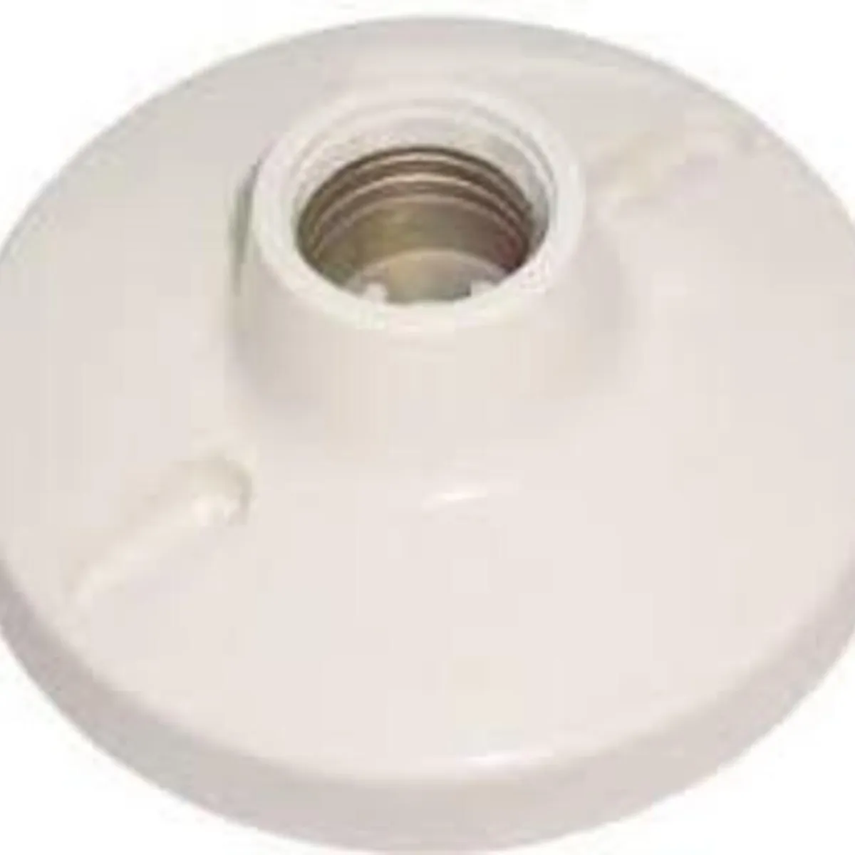 GENERICO - PACK 3 WALL SOCKET E27 PLANO SOBREPONER 127V-250V MARFIL