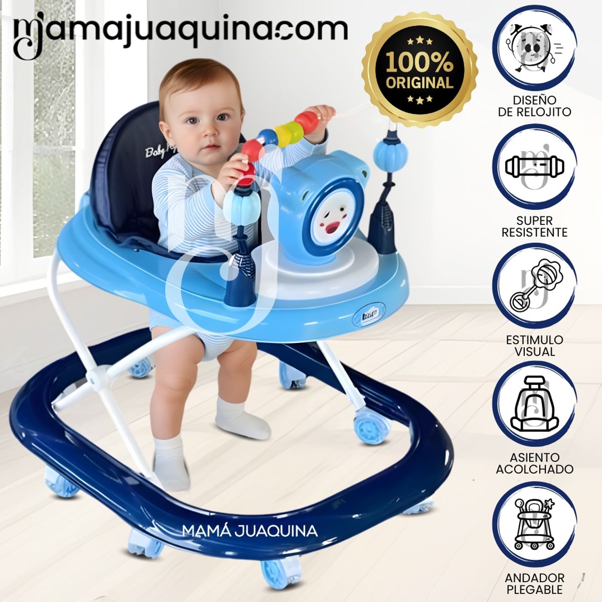 BABY - Andador Musical «RELXOJ» Edición Limitada Dark Blue