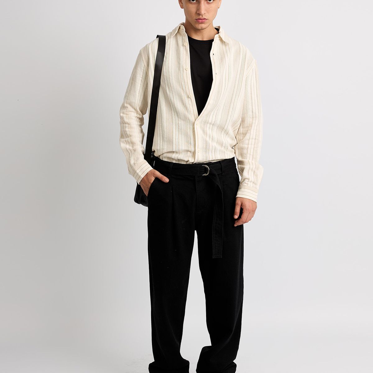 ISAGUE - Camisa Estructura Tobias Manga Larga Hombre