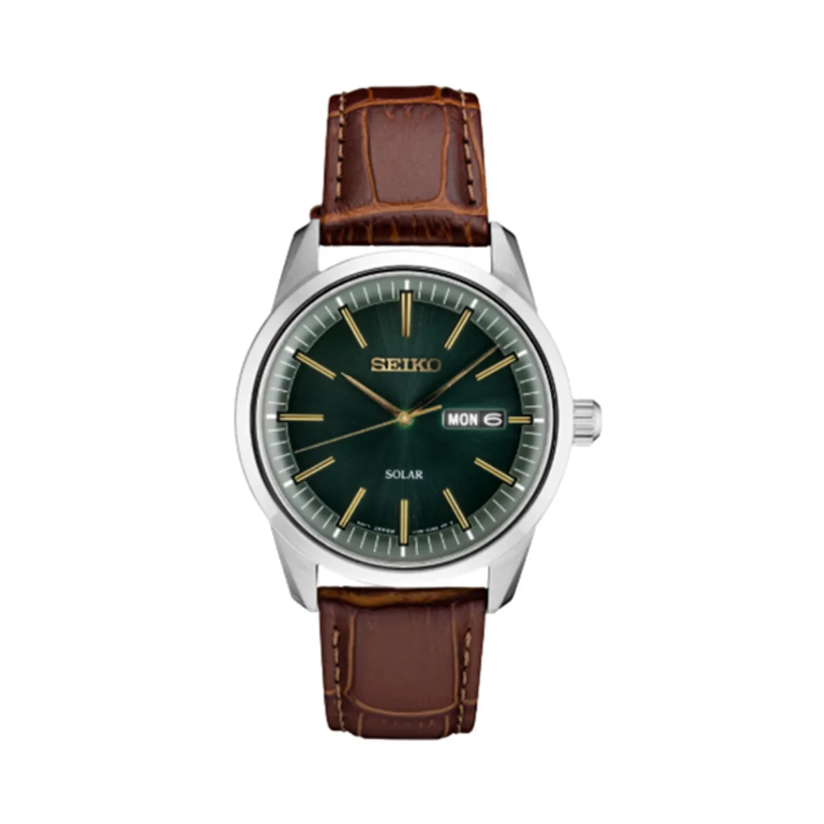 SEIKO - Seiko SNE529 Solar Verde 40mm