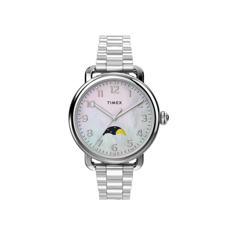 TIMEX - Timex Moonphase Mother of Pearl Ladies Watch