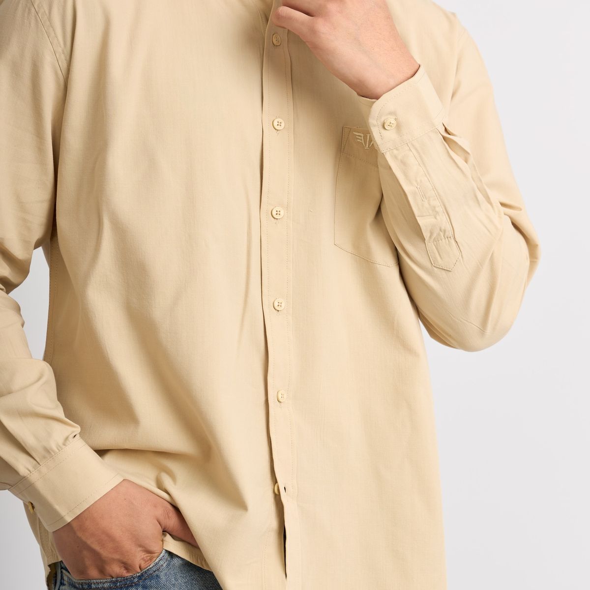 ISAGUE - Camisa Modern Fit Angel Manga Larga Hombre