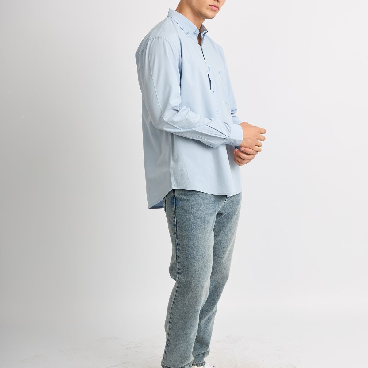 ISAGUE - Camisa Modern Fit Angel Manga Larga Hombre