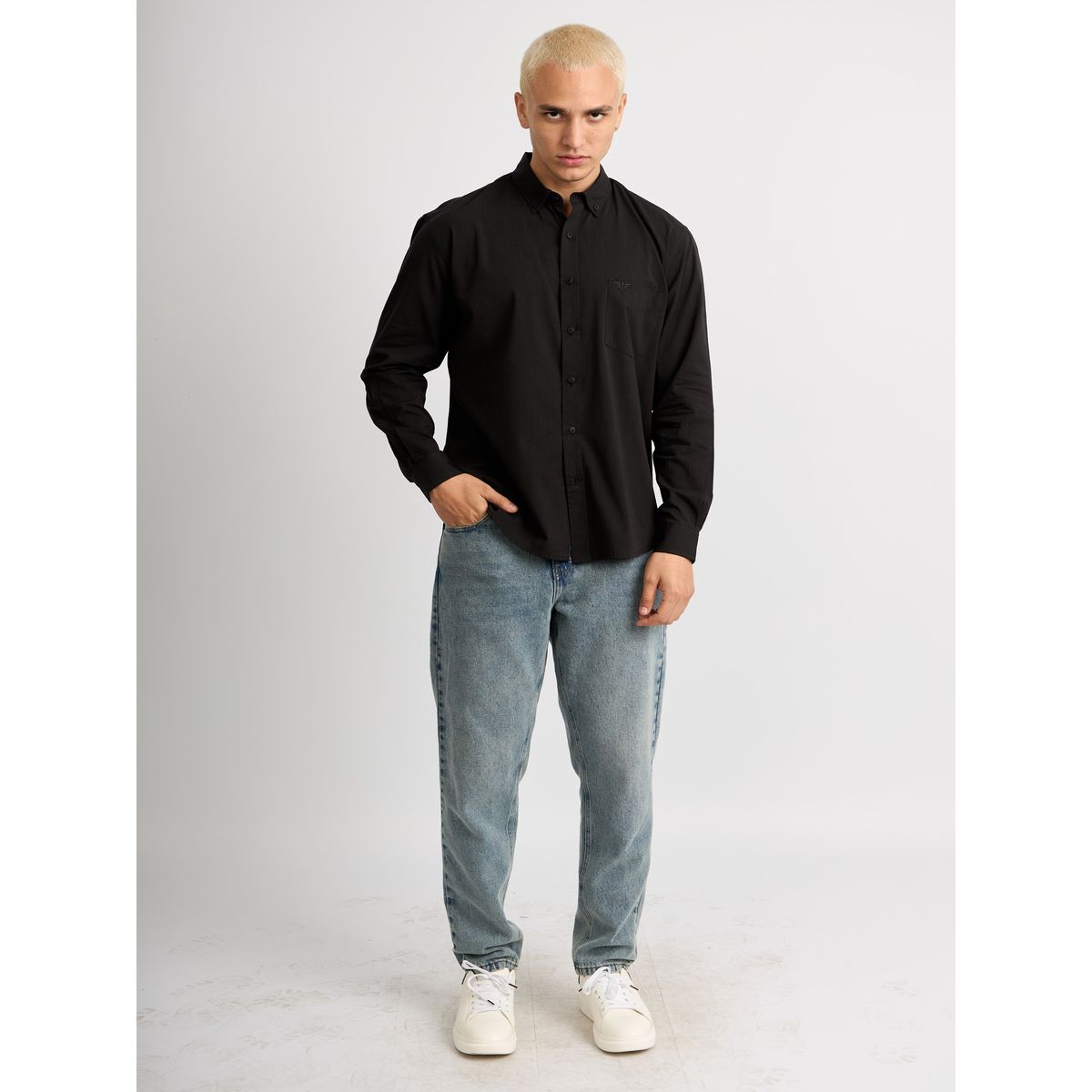 ISAGUE - Camisa Modern Fit Angel Manga Larga Hombre