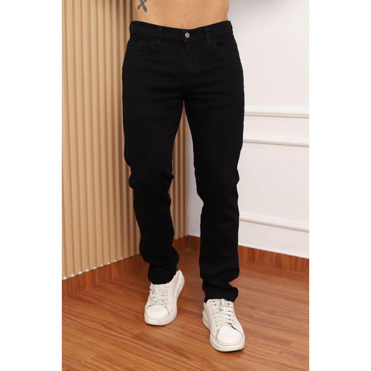 QH - PANTALON JEAN SEMIPITILLO PARA HOMBRE