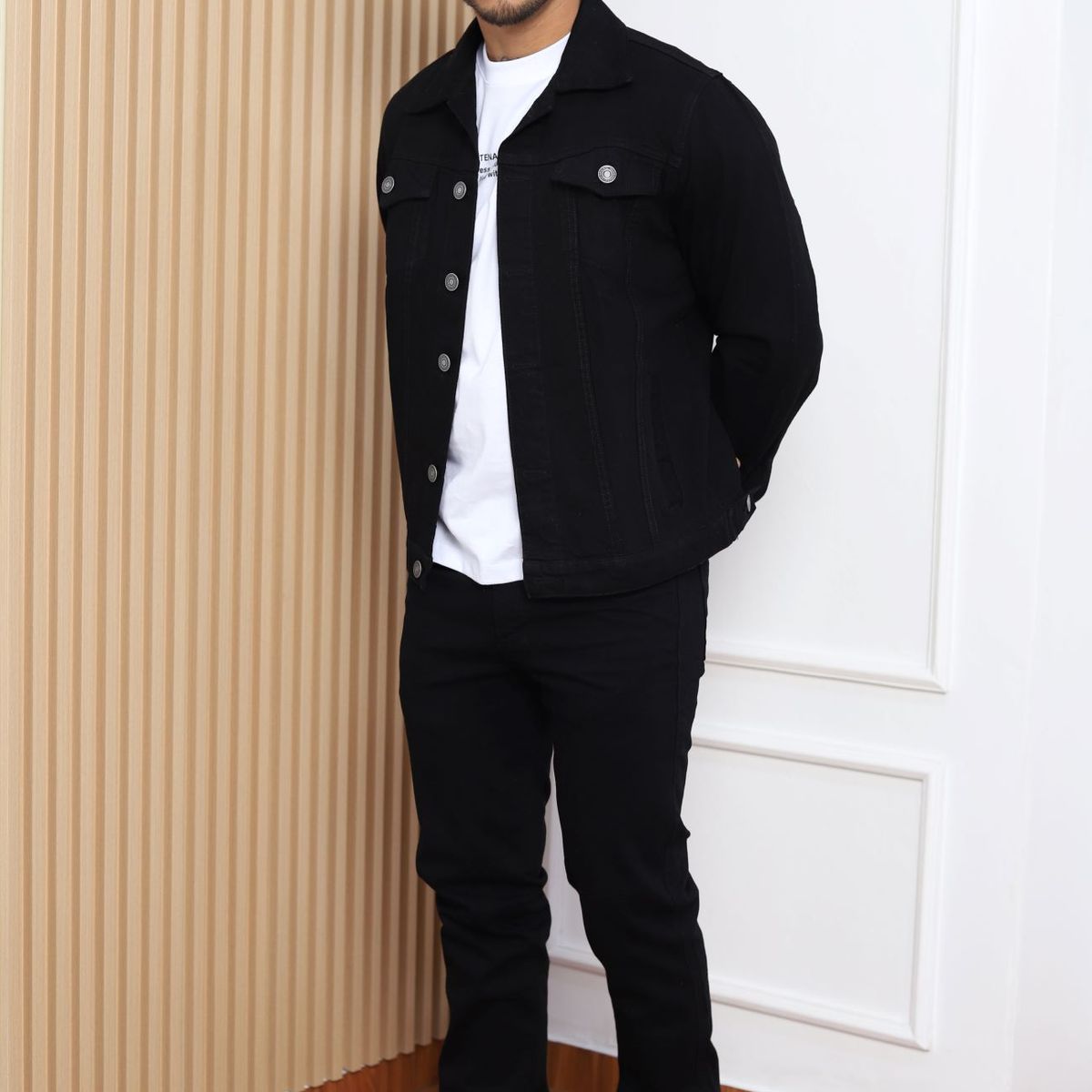 QH - PANTALON JEAN SEMIPITILLO PARA HOMBRE