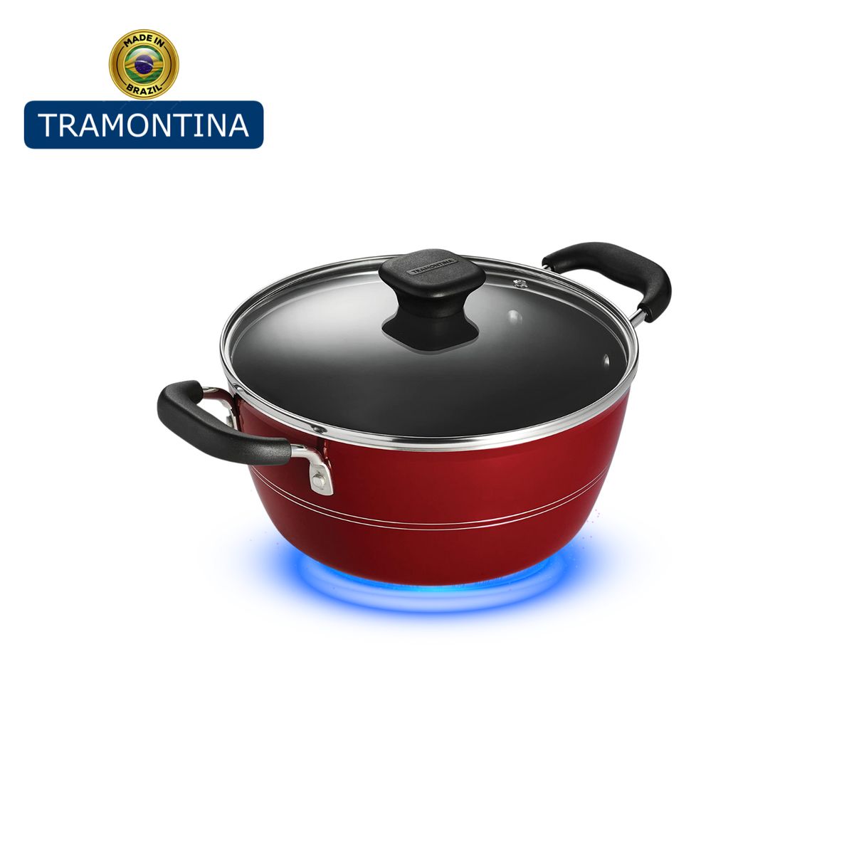 TRAMONTINA - Olla 20 Cm Sicilia Rojo 20402/720 TRAMONTINA