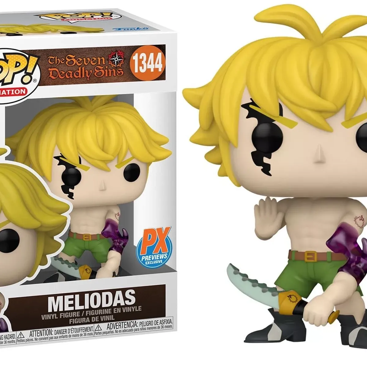 FUNKO - FUNKO POP MELIODAS 1344 PX - 7 PECADOS CAPITALES