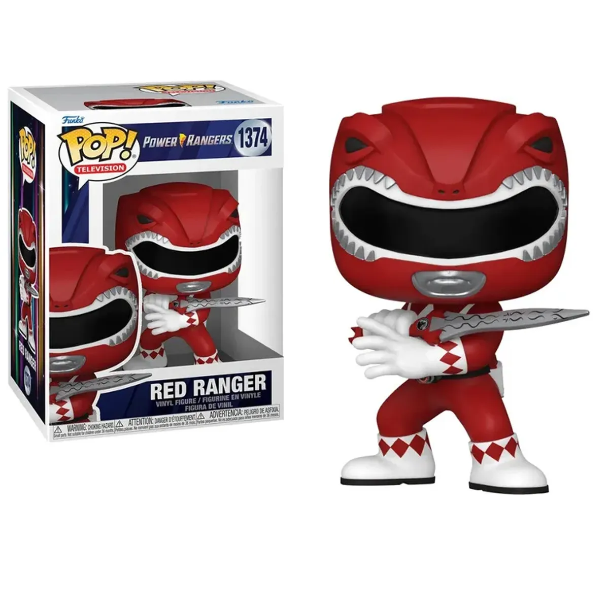 FUNKO - FUNKO POP RED RANGER 1374 POWER RANGER ROJO
