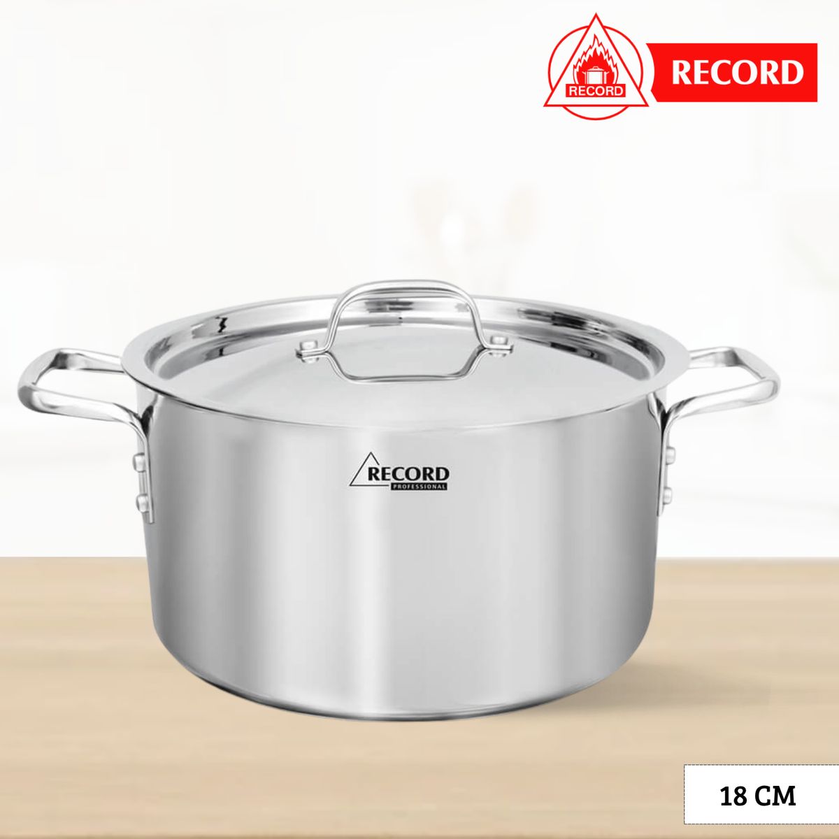 RECORD - Olla Professional de Acero Record N° 18
