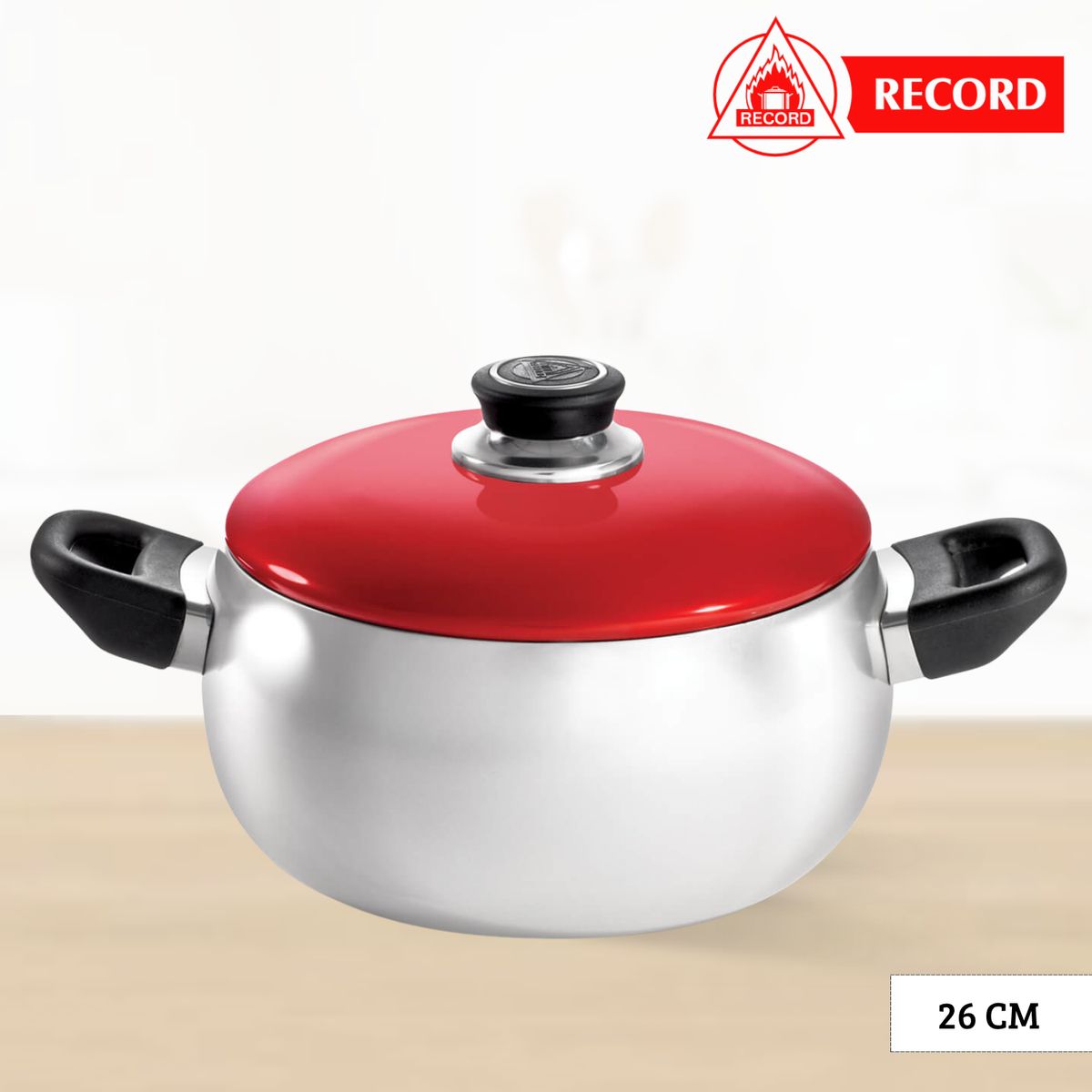 RECORD - Olla de aluminio Bombeada Record 26 cm