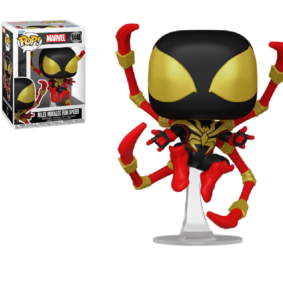 FUNKO - FUNKO POP IRON SPIDER MILES MORALES 1448 MARVEL SPIDERMAN