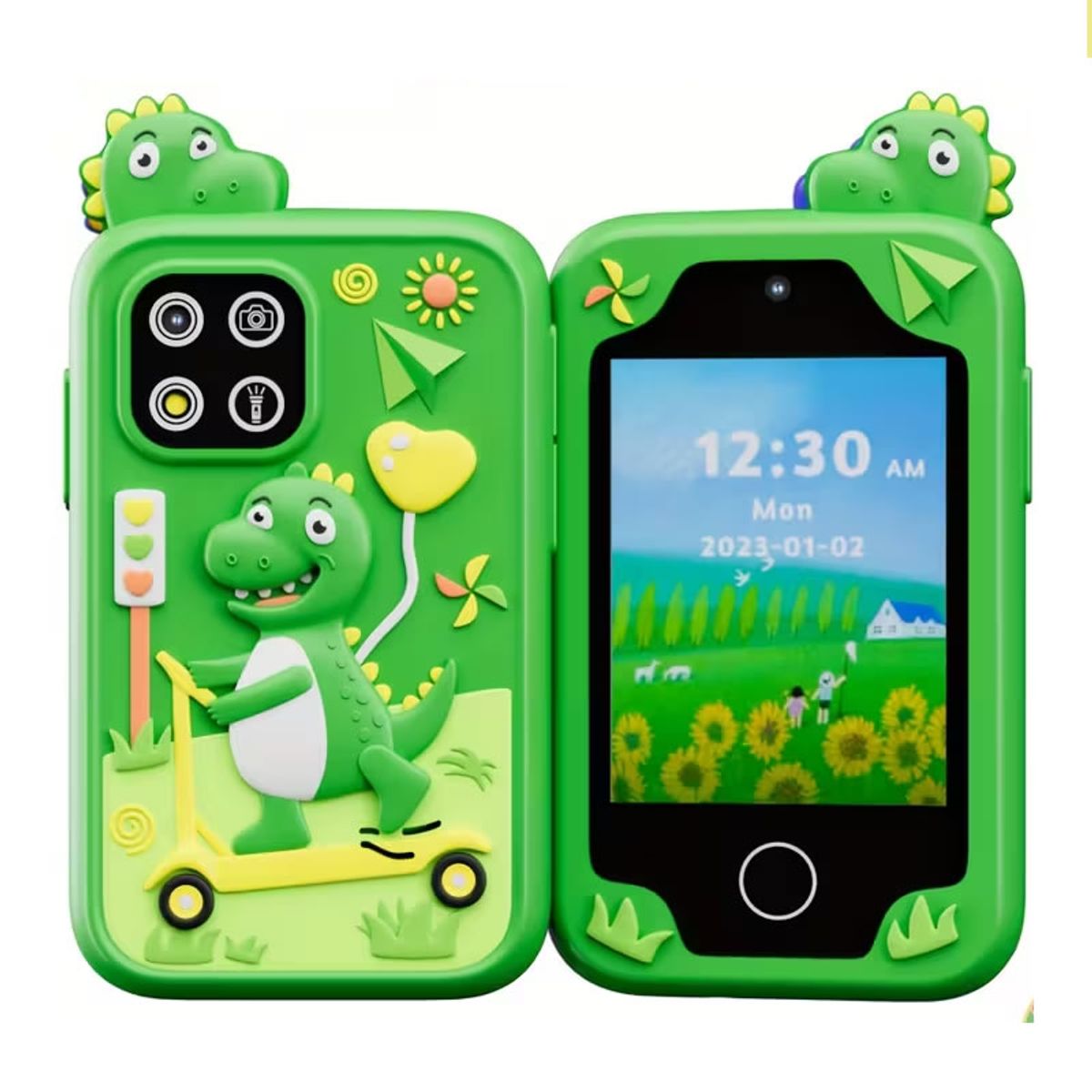 GENERICO - Teléfono Inteligente Juguete para Niños Verde - (3 a 7 años)