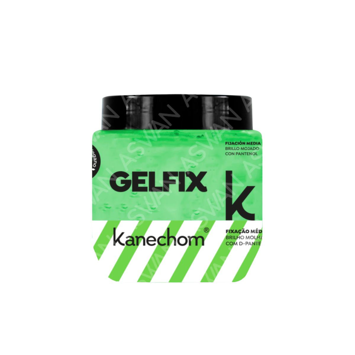 GENERICO - GEL PARA EL CABELLO SIN ALCHOHOL VERDE 230ML  - KANECHOM