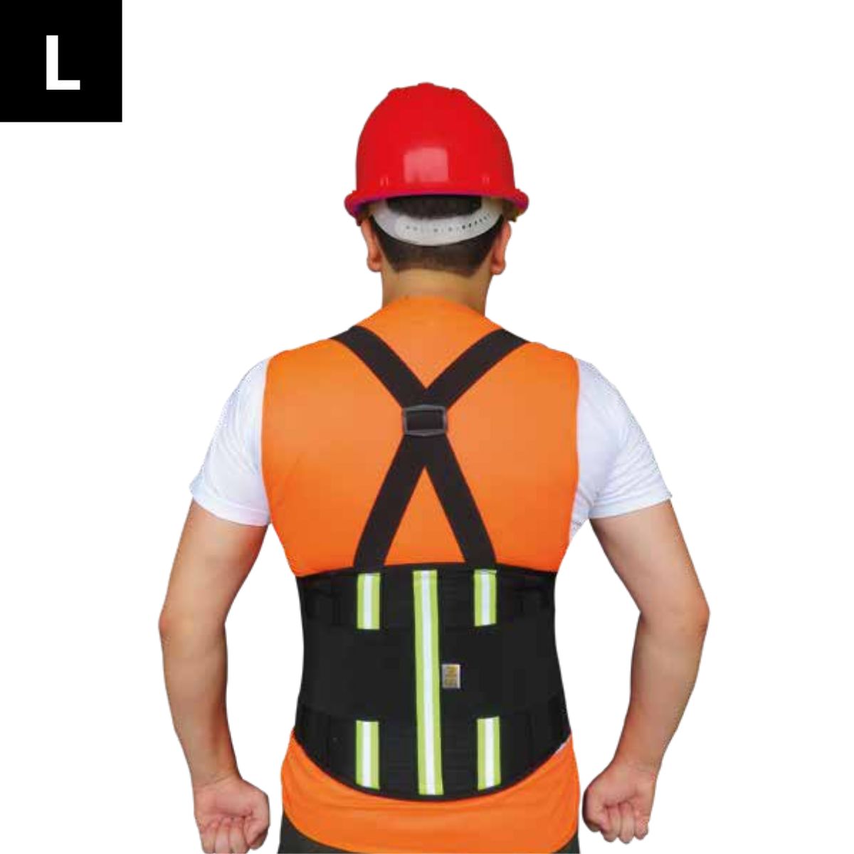 GENERICO - Faja Industrial Demoledor Negro L  MAXSPORTS