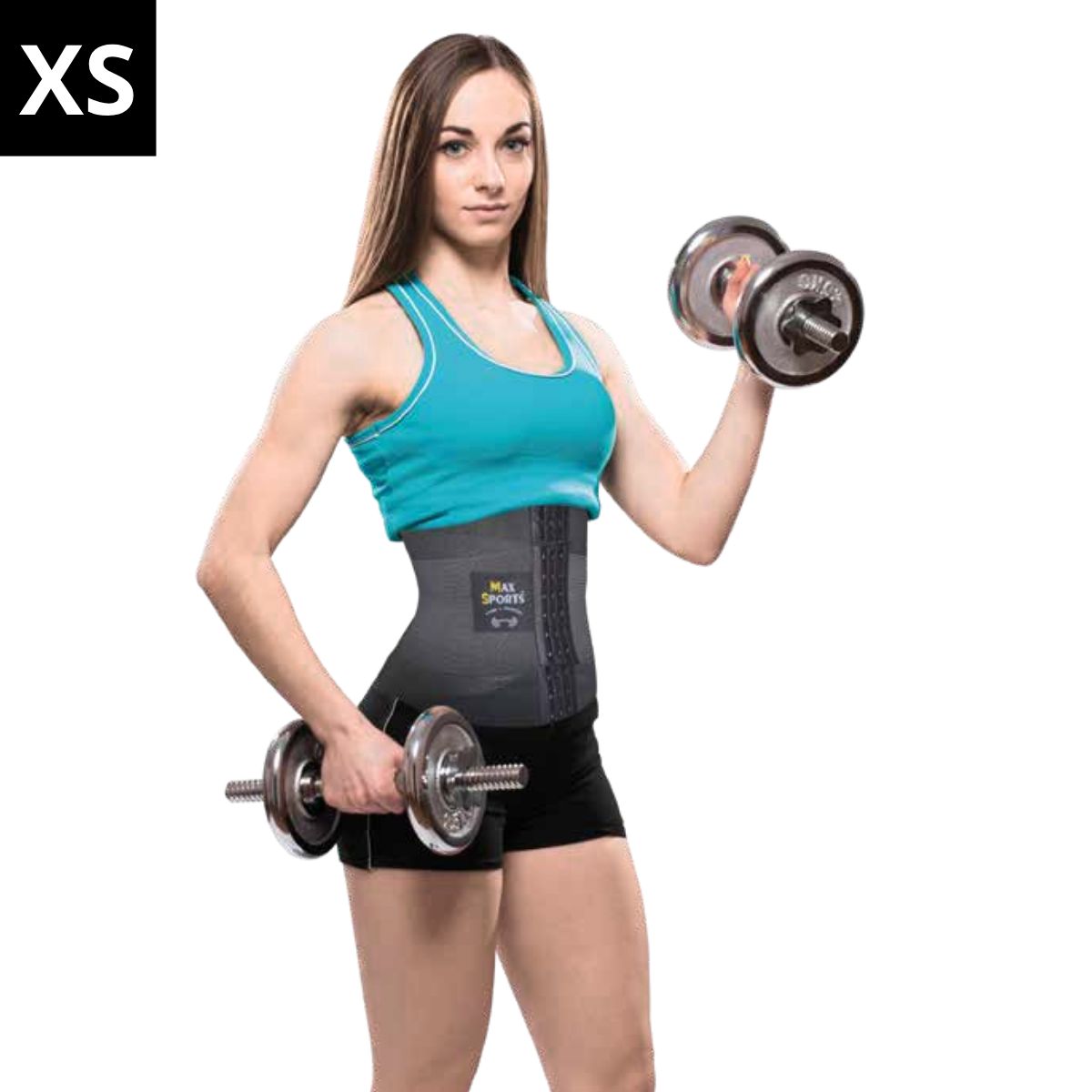 GENERICO - Faja Reloj de Arena con Broche Negro XS  MAXSPORTS