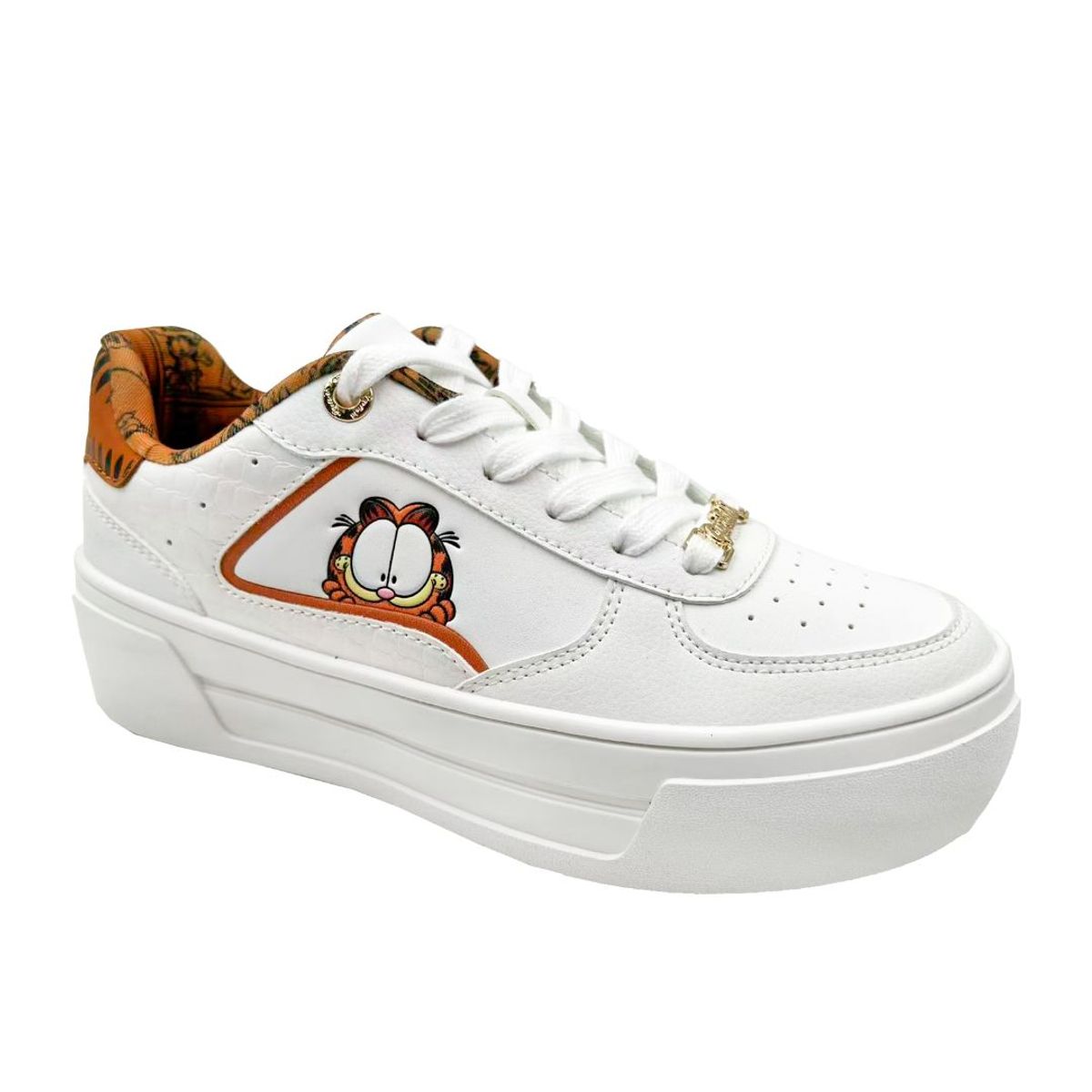 GARFIELD - Zapatillas Mujer Garfield Casual Blanco