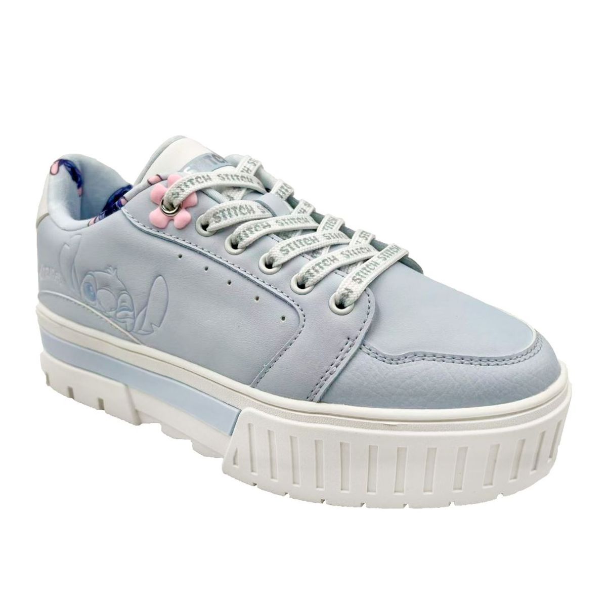 LILO & STITCH - Zapatillas Mujer Stitch Casual Celeste