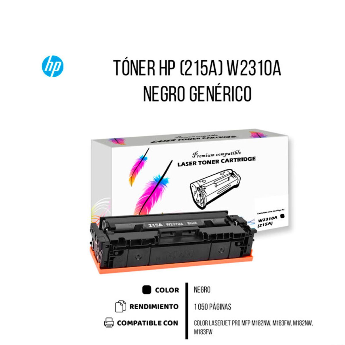 GENERICO - TONER COMPATIBLE HP 55A CE255A NEGRO