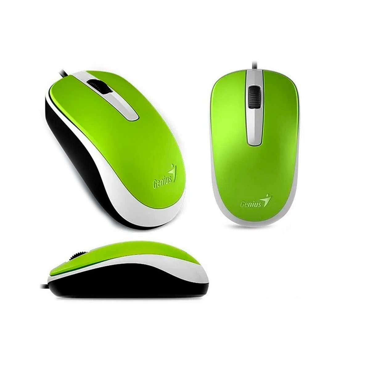 GENIUS - Mouse Genius Dx-110  Usb Optico Verde
