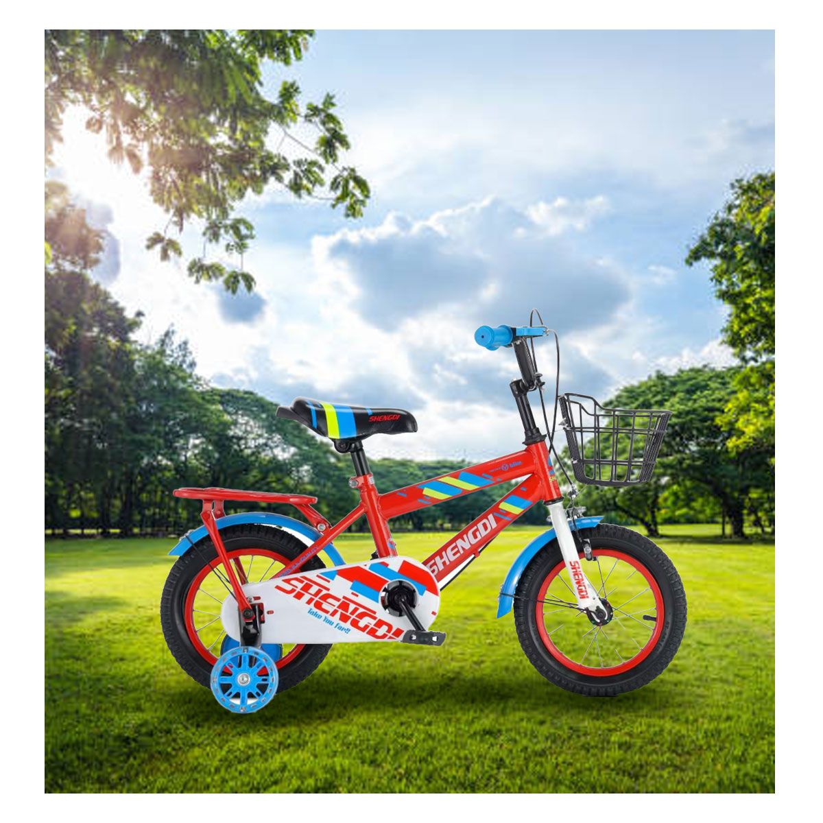 GENERICO - Bicicleta Para Niño Infantil Kids Aro 16 Rojo 7217