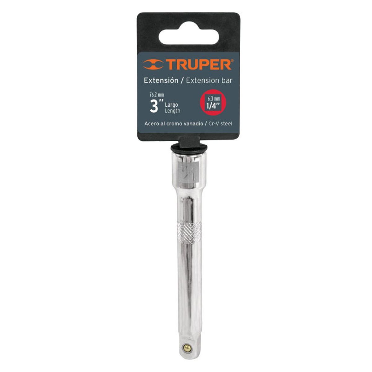 TRUPER - Extensión de 3 para ratchet para dados encastre 14 Truper - 13218
