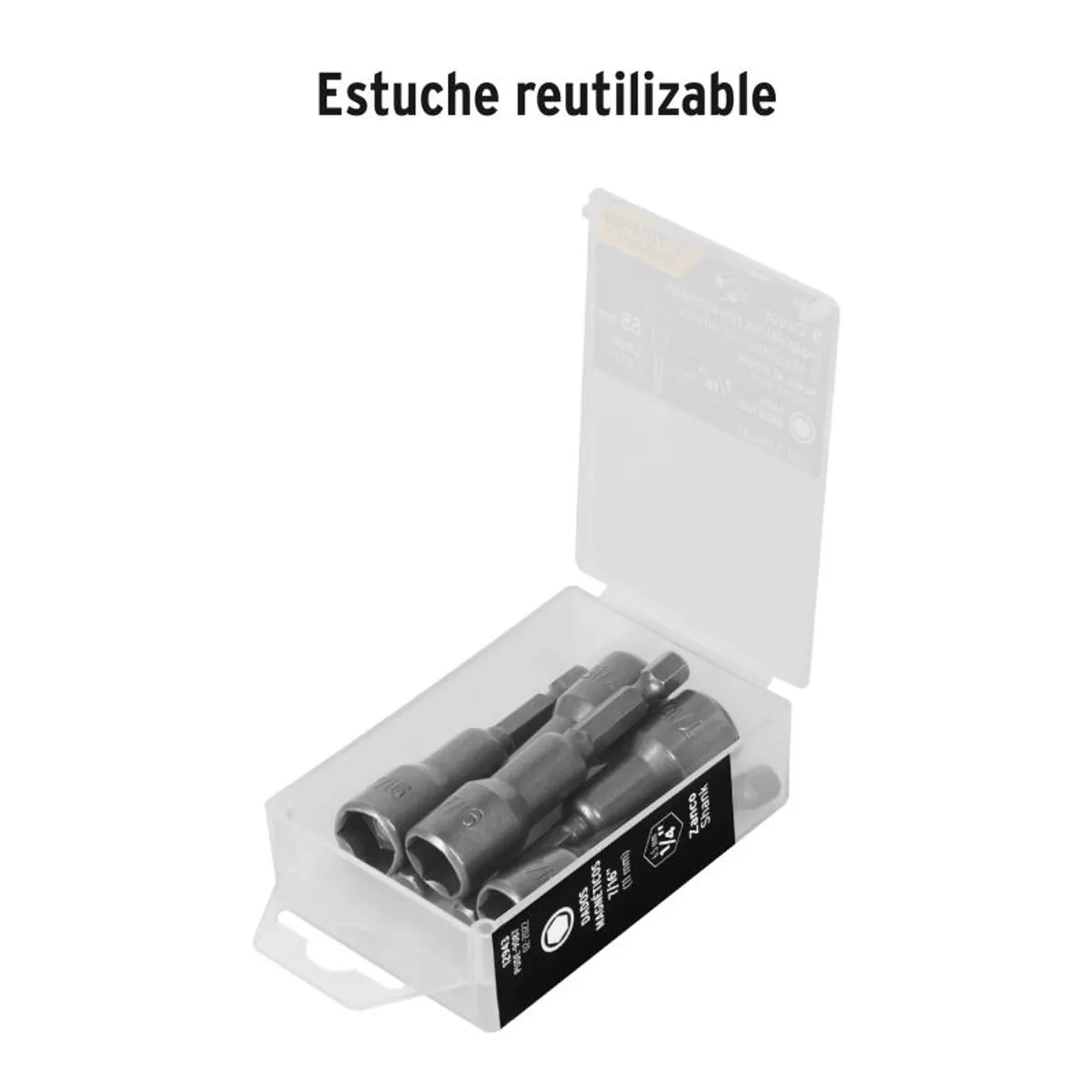 TRUPER - Estuche con 5 dados magnéticos de 716 largo 2-12 Expert - 12943