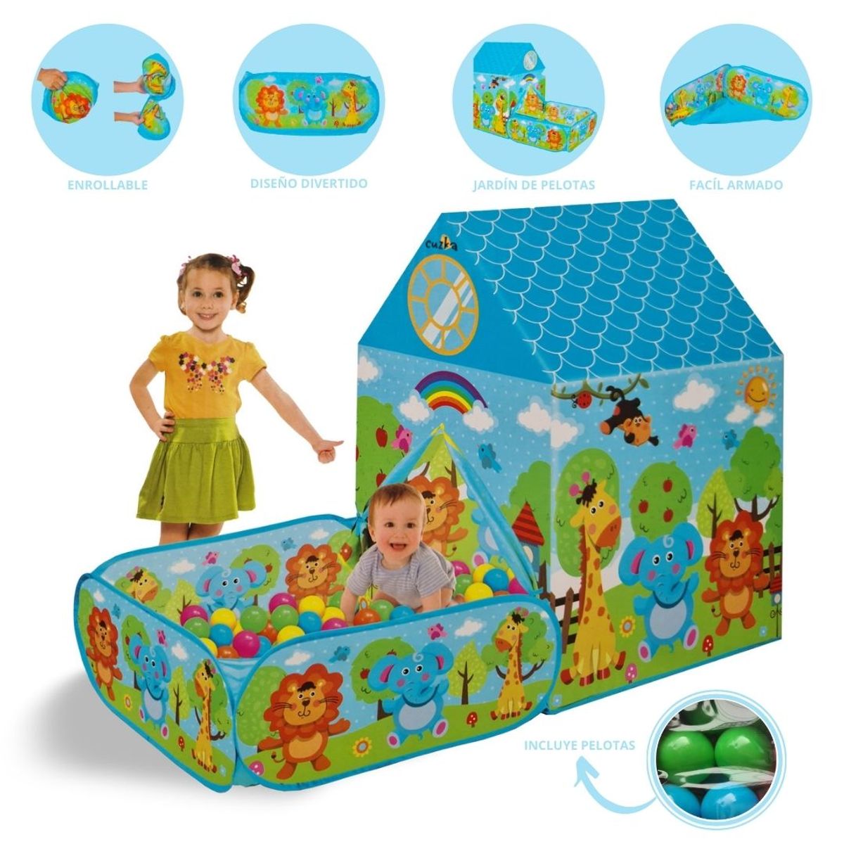 GENERICO - Casita Armable para Niños PLAY TENT