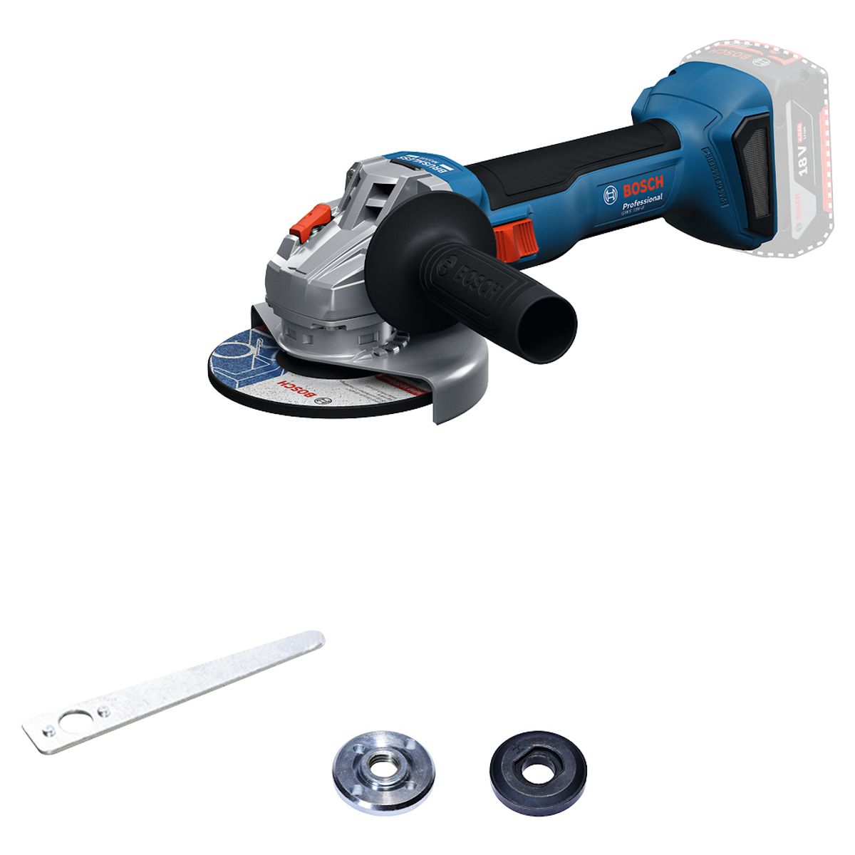 BOSCH - Amoladora inalámbrica Bosch GWS 18V-8 Sin Bateria