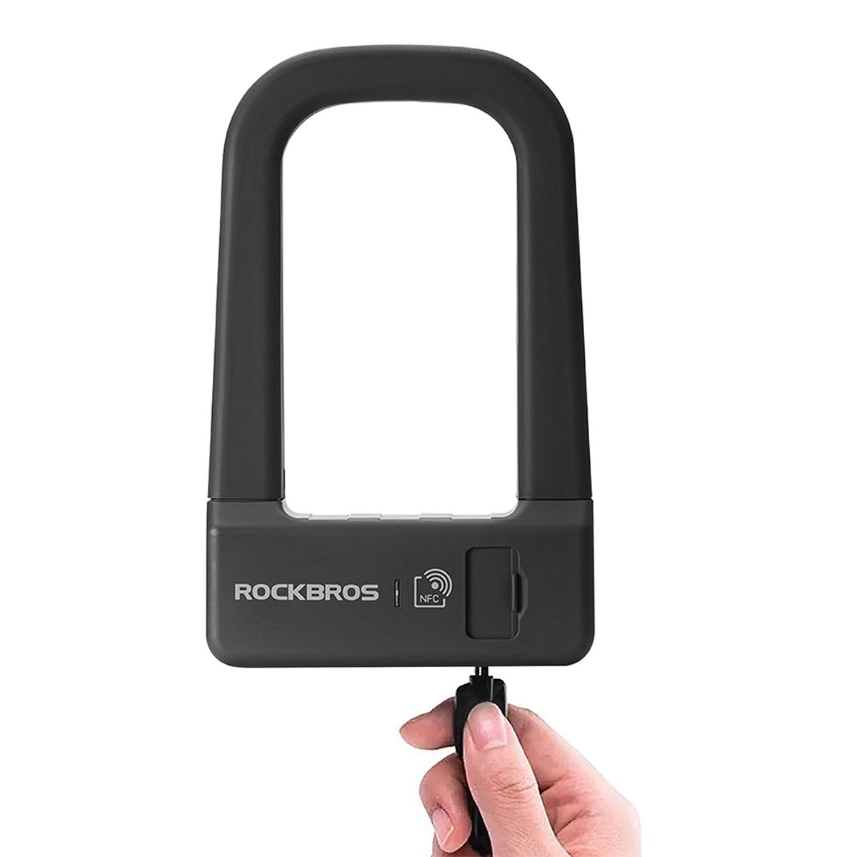 ROCKBROS - Candado Rockbros con Seguro NFC U-Lock para Bicicletas