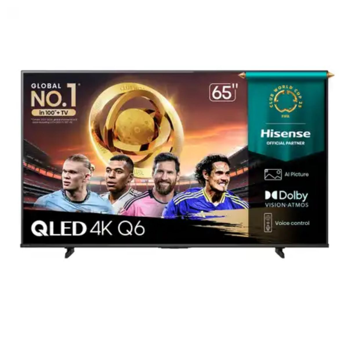 HISENSE - TELEVISOR HISENSE QLED 65 UHD SMART TV 65Q6QV