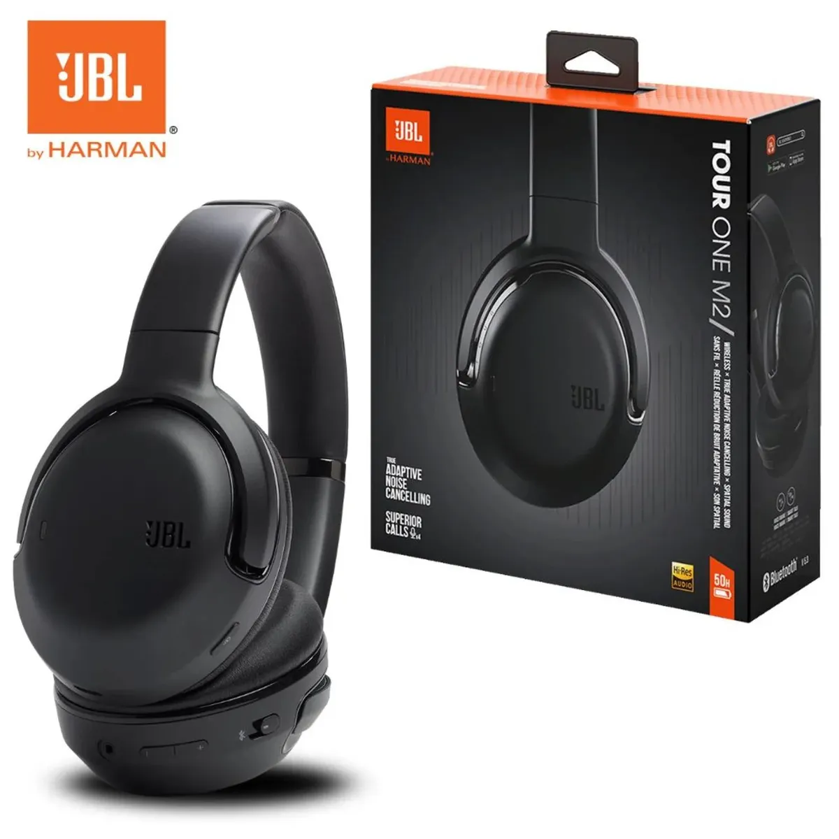 JBL - Audifonos JBL Bluetooh Tour One M2 Con ANC Adaptativo 50Hrs