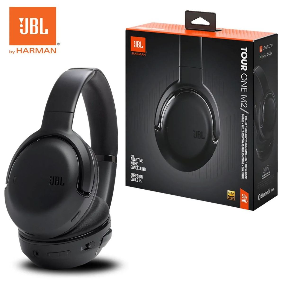 JBL - Audifonos JBL Bluetooh Tour One M2 Con ANC Adaptativo 50Hrs