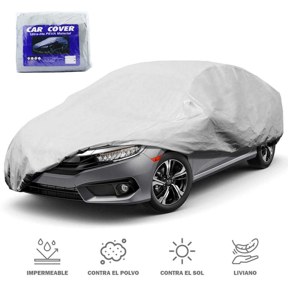 KELLER - Cobertor para Auto Funda Impermeable L 480x175x120 C83