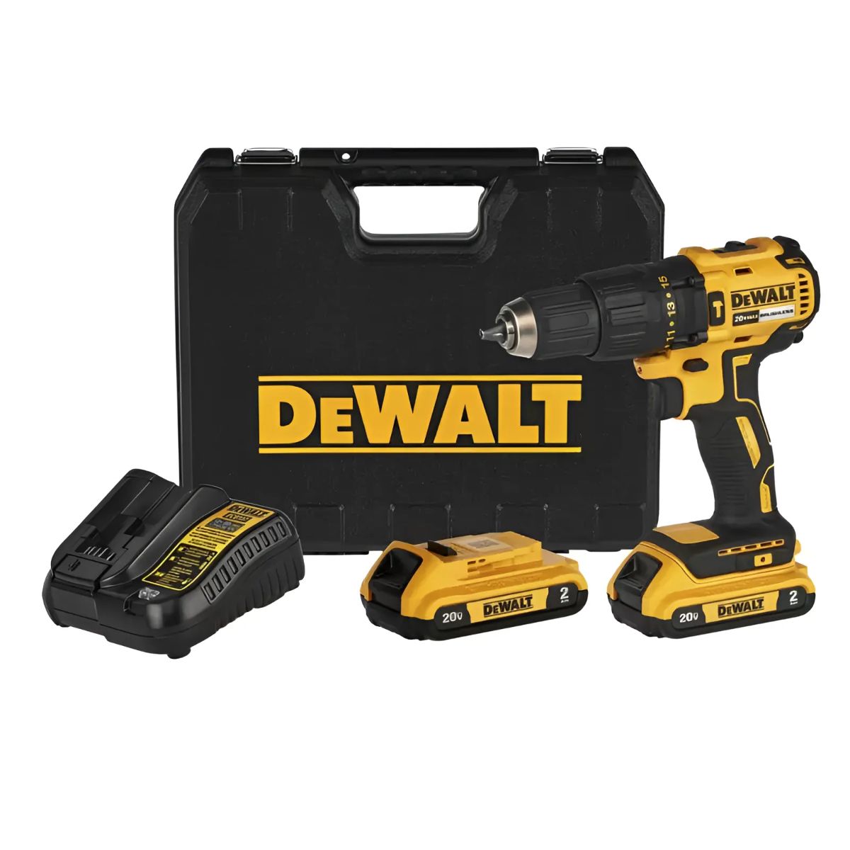 DEWALT - Taladro Percutor 1/2" 20V Xr Inc 2 Bat y Carg DEWALT Dcd7781D2-B2