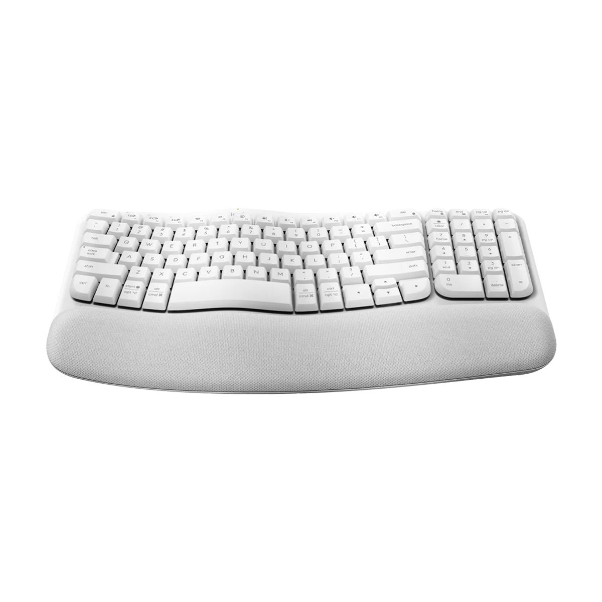 LOGITECH - Teclado Logitech Wave Keys Inalámbrico blanco