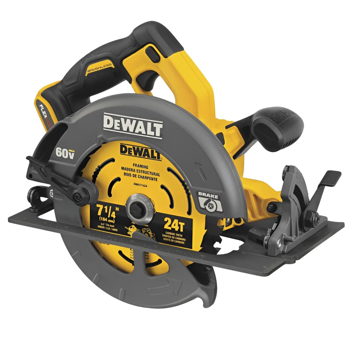 DEWALT - Sierra Circular 7 1/4" 60V Xr 89MM Baretool DEWALT Dcs578B-B3