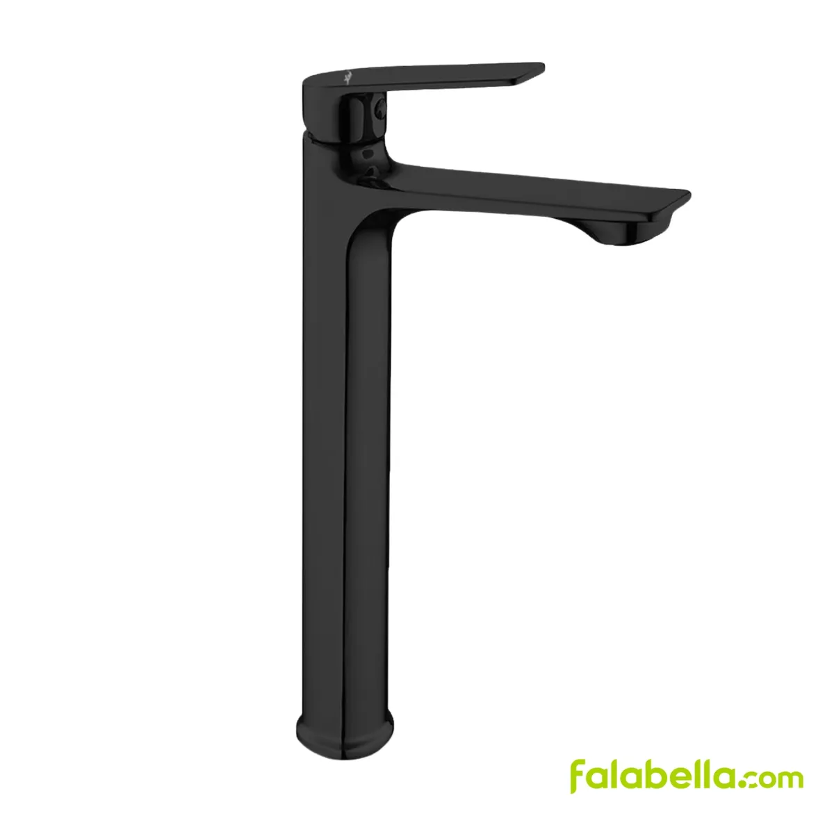XM - Grifo Llave Alta para Lavamanos Negro Mate Acero 304