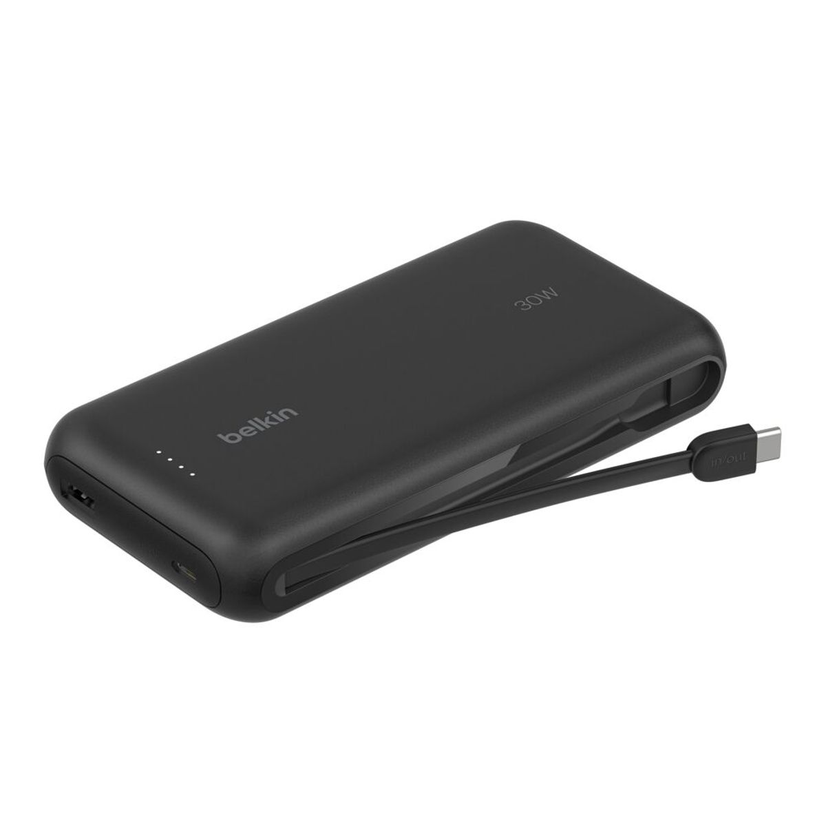 BELKIN - POWER BANK 20K CON CABLE INTEGRADO BELKIN BOOSTCHARGE COLOR NEGRO 30W